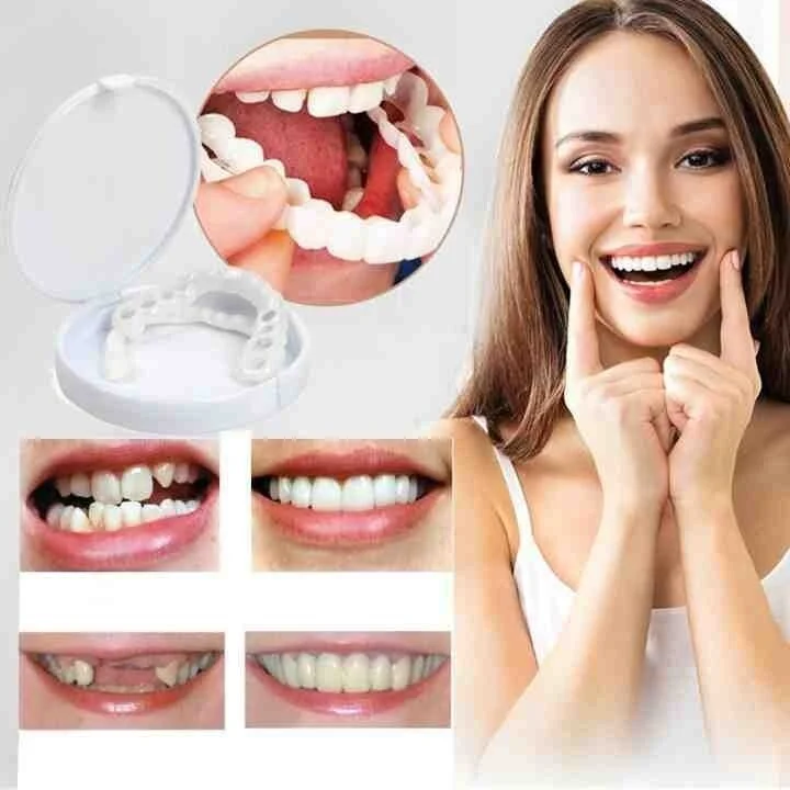 FLASH SALE: Fix Your Smile in 30 Seconds — 👨⚕Adjustable SnapOn Dentures😁