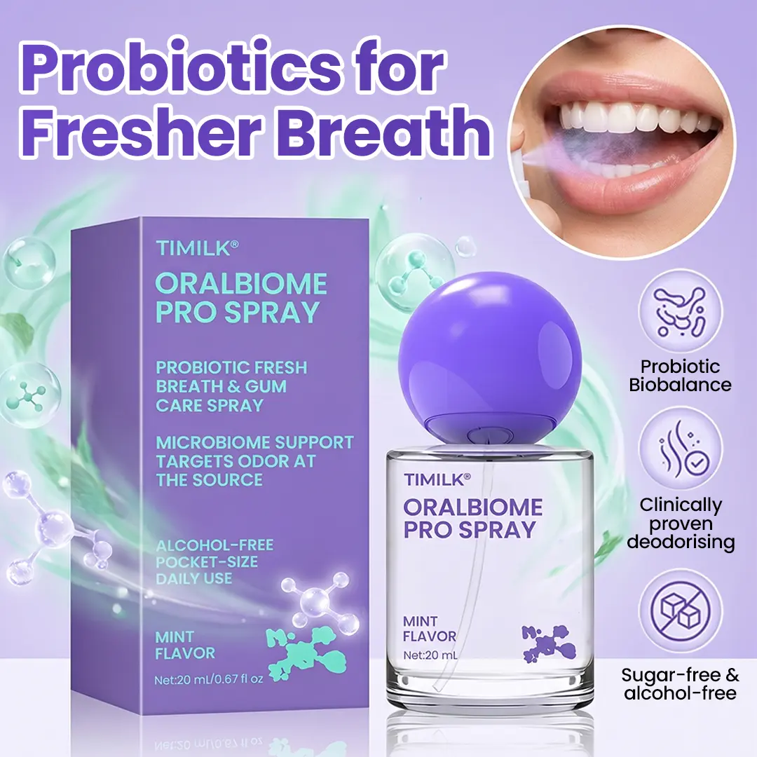 ✨FRESH-BREATH UPGRADE FOR DAILY USE 💜 OralBiome Pro Spray 🦷 Probiotic Support for Fresh Breath, Gum Comfort & Oral Balance ✨ - Image 2