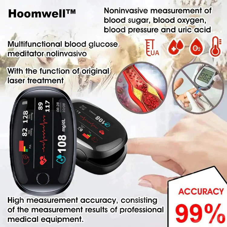 Advanced Non-Invasive Glucose Monitor – 99.9% Accuracy | TGA Approved + Free Gift Inside - Image 3