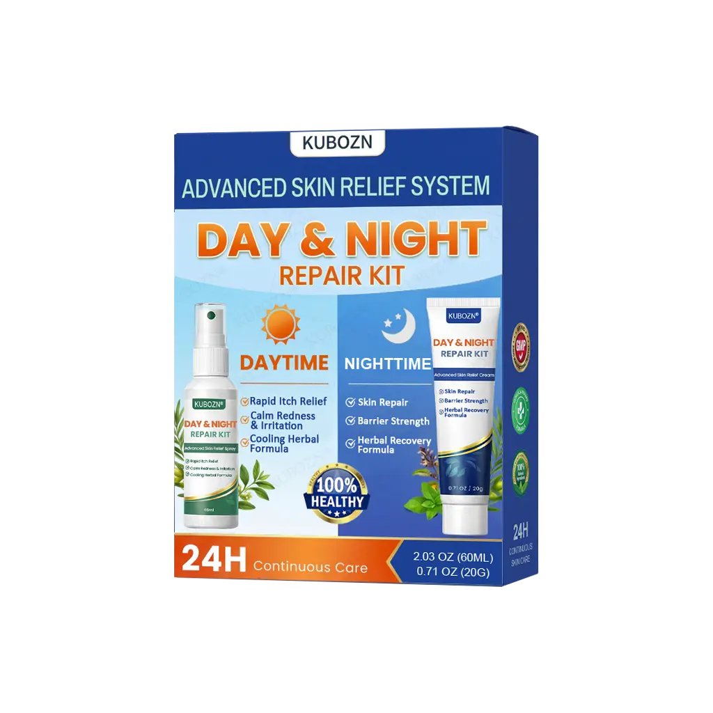 Psoriasis Day & Night Repair System - 100% Steroid-Free Relief Duo for Plaques, Scaling & Itch - Image 8