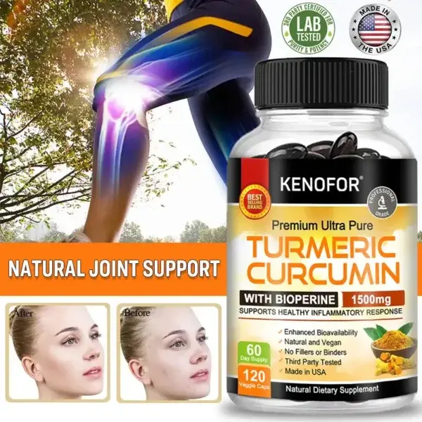 Kenofor Curcumin Antioxidant Capsules - Image 3