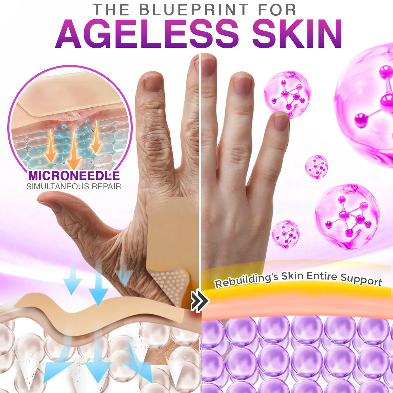 3-in-1 Microneedle Anti-Aging Patch - Image 3