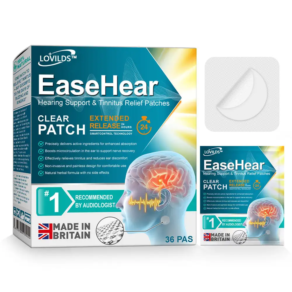EaseHear Instant Hearing Support & Tinnitus Relief Patches