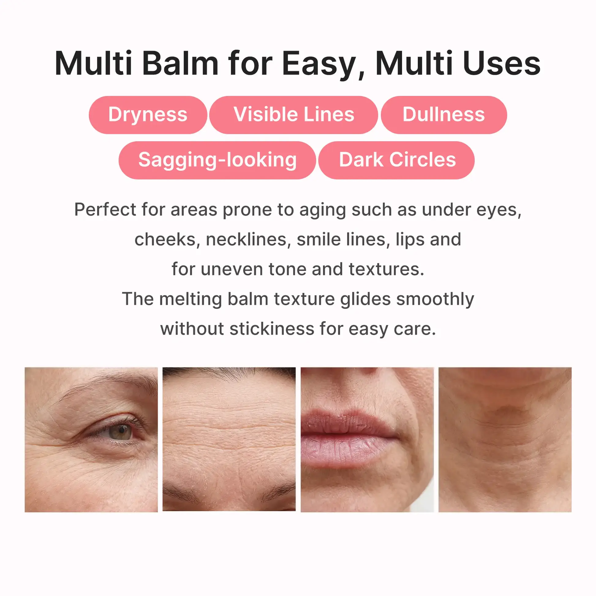 LOVILDS PDRN & Pink Collagen Solid Serum Multi-Stick | All-In-One Anti-Aging Volume Treatment for Face, Eyes & Neck - Image 2