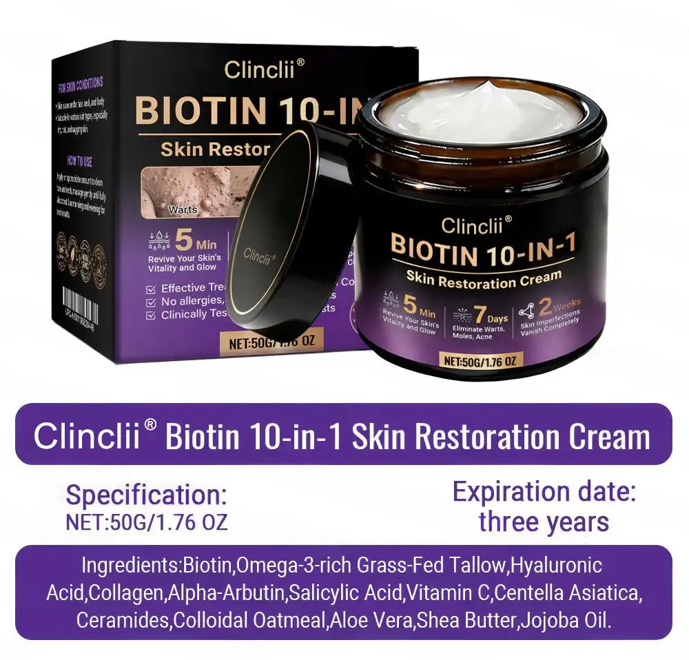Made and Shipped from Biotin 10-in-1 Skin Restoration Cream - Last Day Promotion: 75% OFF - Image 12
