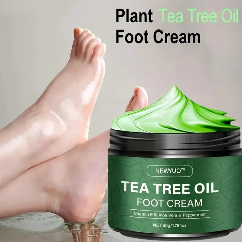 🎁 Limited-Time Offer 🎁 - Don't miss out!Tea Tree Oil Foot Cream (Repairs Dry Cracked Heels, Soothes Tired Feet, Eliminates Odor & Restores Soft Skin) - Image 16