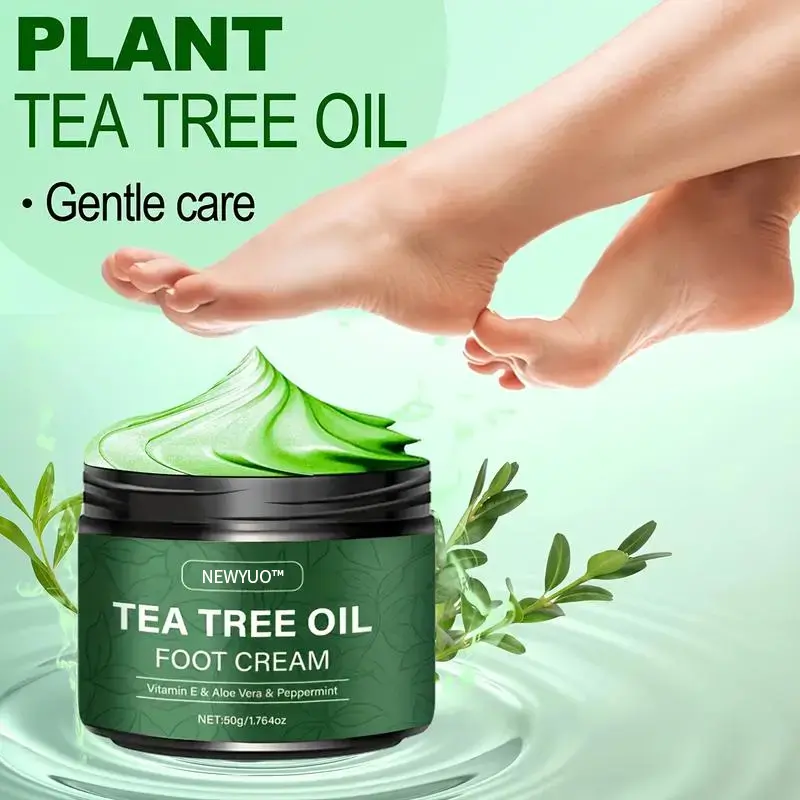 🎁 Limited-Time Offer 🎁 - Don't miss out!Tea Tree Oil Foot Cream (Repairs Dry Cracked Heels, Soothes Tired Feet, Eliminates Odor & Restores Soft Skin) - Image 17