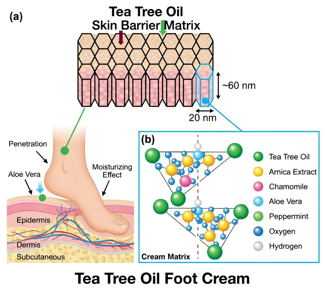 🎁 Limited-Time Offer 🎁 - Don't miss out!Tea Tree Oil Foot Cream (Repairs Dry Cracked Heels, Soothes Tired Feet, Eliminates Odor & Restores Soft Skin) - Image 8
