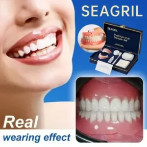 Alternative view of –Advanced Customized Full Denture Set