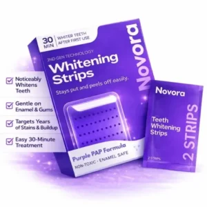 Novora Purple Teeth Whitening Strips
