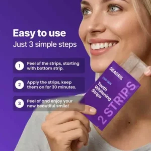 Novora Purple Teeth Whitening Strips - Image 5