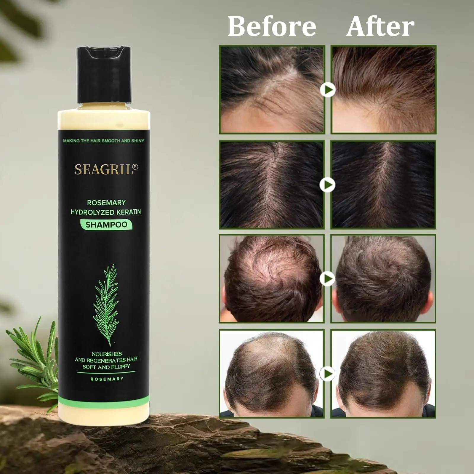 Organic Rosemary Hair Growth Shampoo - Image 3