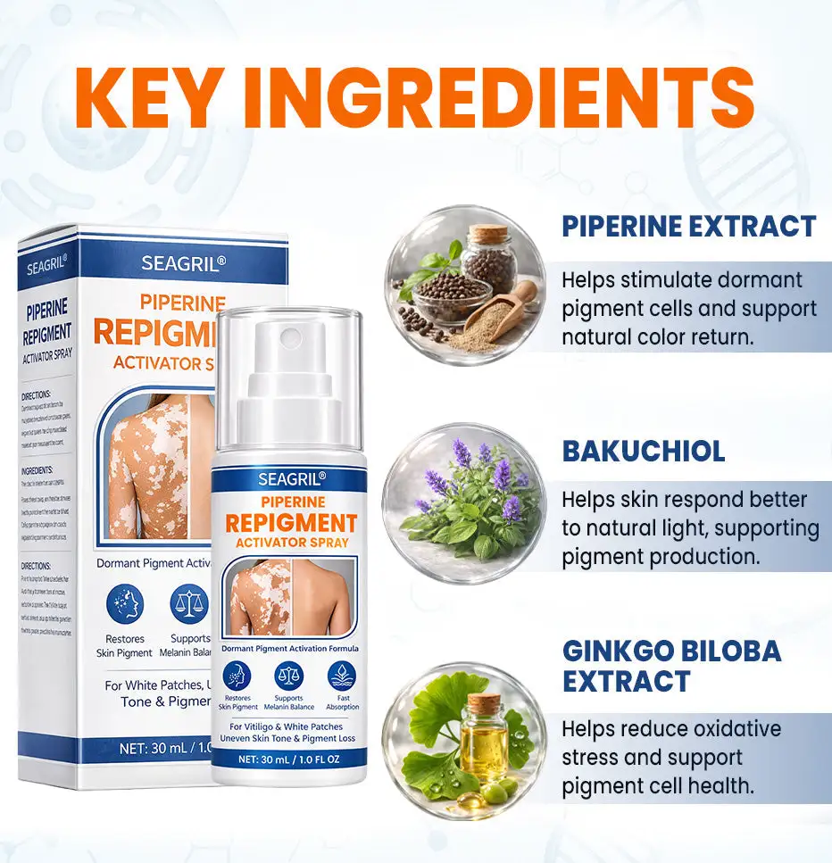 Piperine Repigment Activator Spray - Image 3