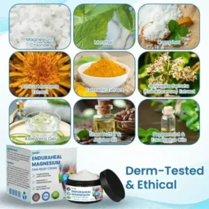 EnduraHeal Magnesium Pain Relief Cream (Treats Arthritis, Neuropathy, Rheumatism, Sports Injuries & More) - Image 7