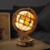 Luminous 3D Magnifying Globe Wooden Puzzle