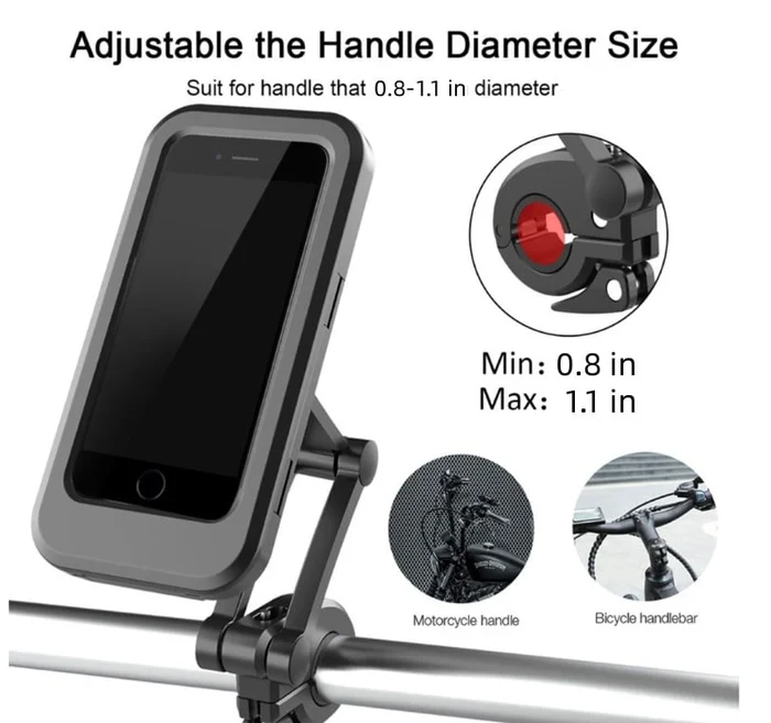Waterproof Bicycle & Motorcycle Phone Holder - Image 5