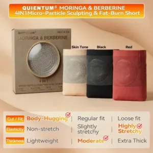 2026 NEW RELEASE Moringa & Berberine 4-In-1 Micro-Particle Sculpting & Fat-Burn Shorts - Image 5