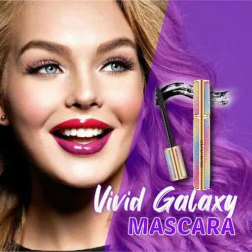 4D Vivid Galaxy Waterproof Silk Fiber Thick Lengthening Mascara - Image 2