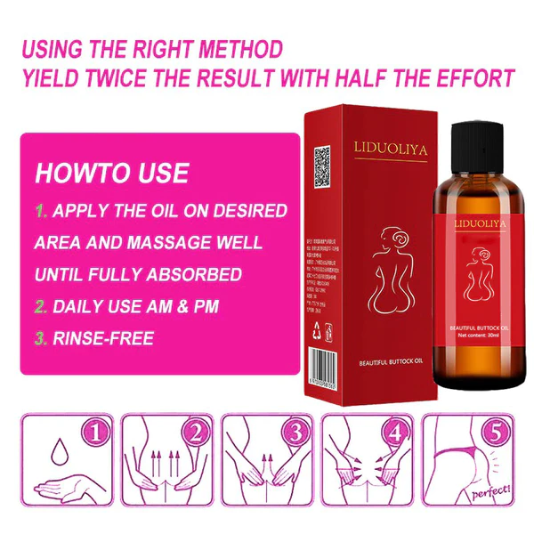 Butt Lift & Enhance Oil - Image 3