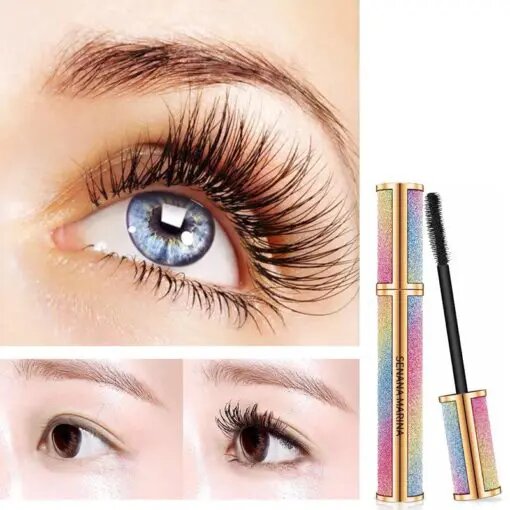 4D Vivid Galaxy Waterproof Silk Fiber Thick Lengthening Mascara - Image 4
