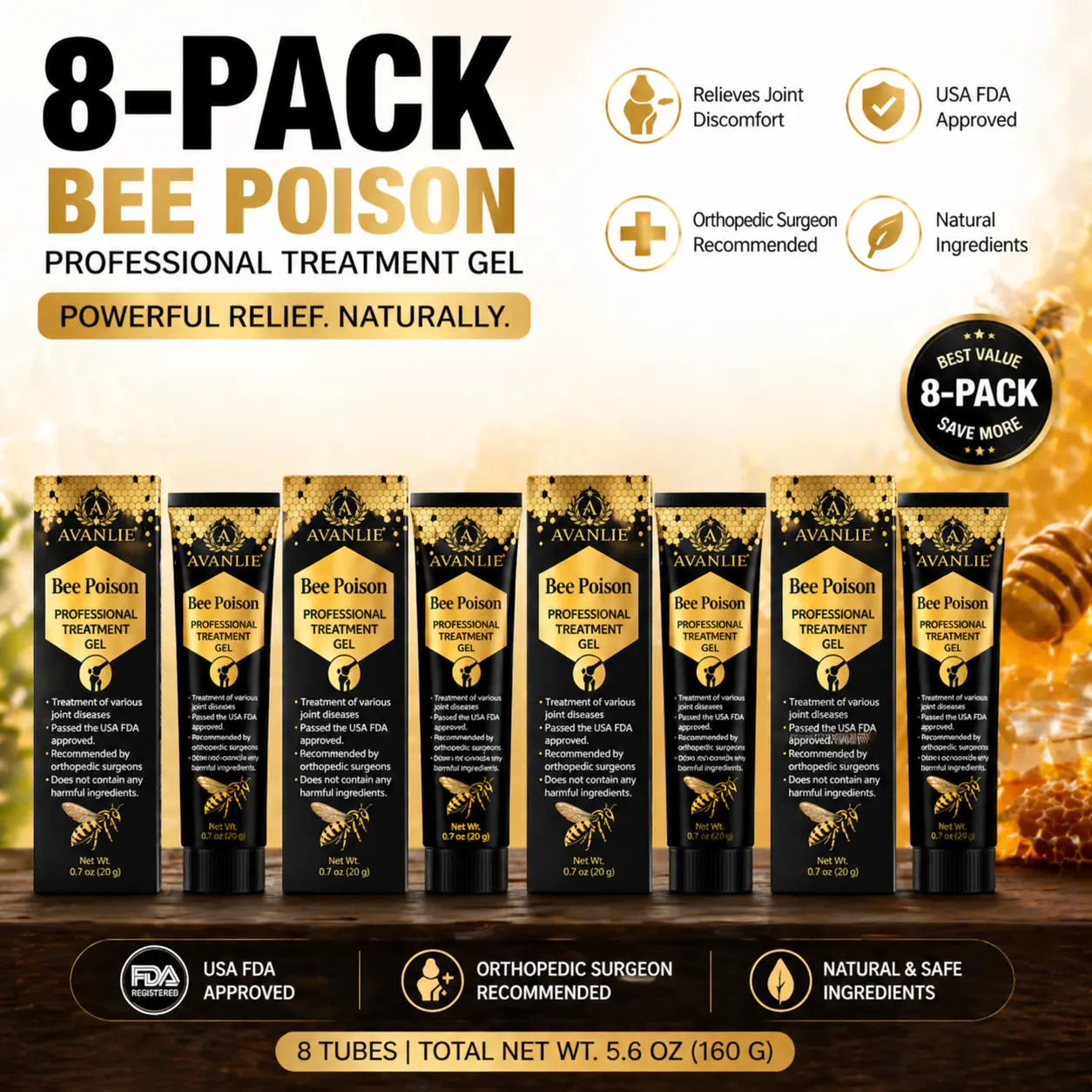 Bee Poison Joint Relief Gel - Image 7