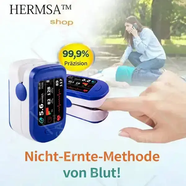 Hochpräzises multifunktionales nicht-invasives Gerät – 99,99% Genauigkeit!Kompatibel mit iOS und Android Smartphones - Image 2
