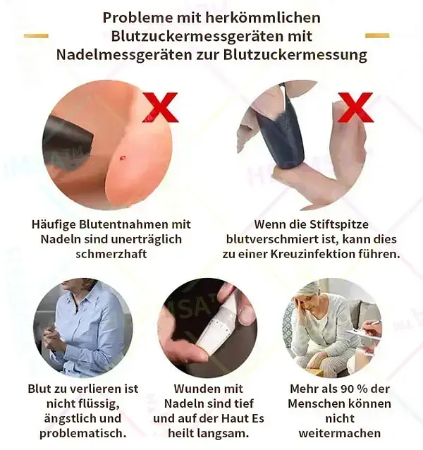 Hochpräzises multifunktionales nicht-invasives Gerät – 99,99% Genauigkeit!Kompatibel mit iOS und Android Smartphones - Image 4