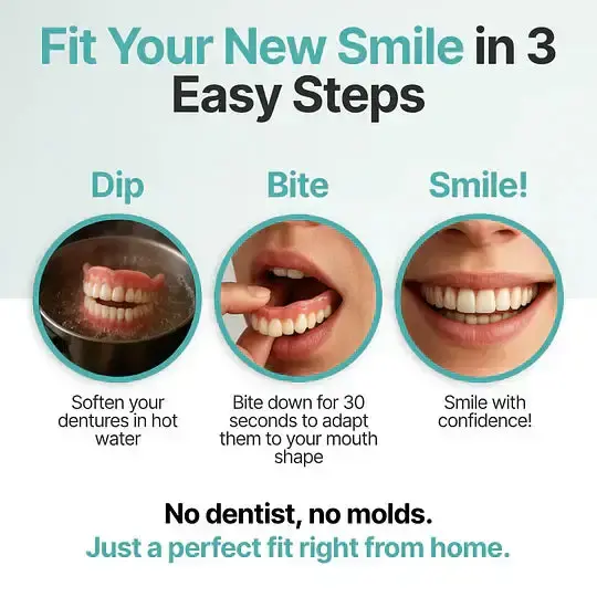 🦷 Custom-Fit Dentures ⏰ ENDS TODAY 70% OFF | Smile with Confidence - Image 13
