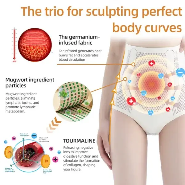 Micro Vibration Massage Module Ice Silk Shaping Shorts - Image 5