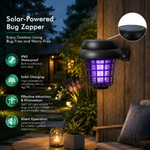 Alternative view of 🦟❌Solar-Powered Mosquito Killer Lamp-Outdoor Solar LED Mosquito Killer Garden Lamp