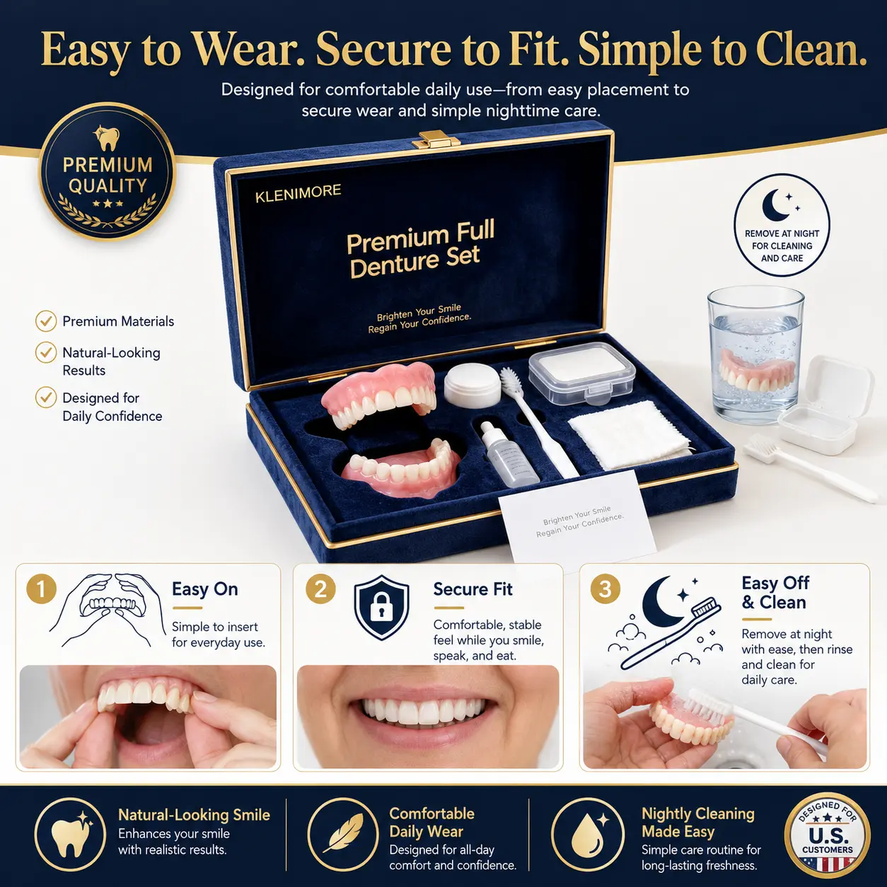 ⏰Ends Today: 50% OFF! Custom-Fit Dentures— Designed for Comfort and a Natural-Looking Smile - Image 4