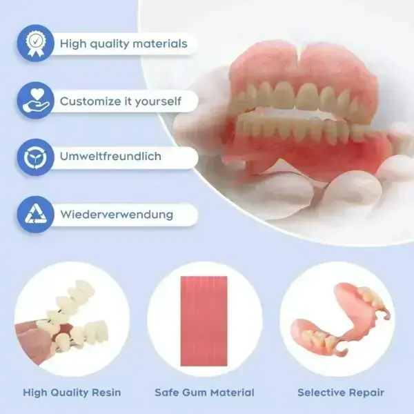 🔥Limited Time 50% OFF: 2nd ltem 60% Full Denture with Strong Suction ✅ Made and Shipped from the USA🍀 - Image 5