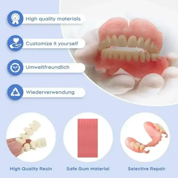 🔥Limited Time 50% OFF: 2nd ltem 60% Full Denture with Strong Suction ✅ Made and Shipped from the USA🍀 - Image 5