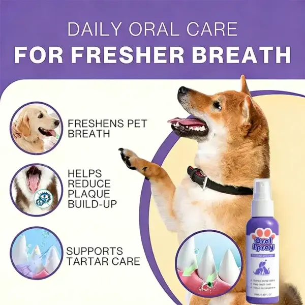 Pet Oral Spray | Fresh Breath & Gum Care - Image 2