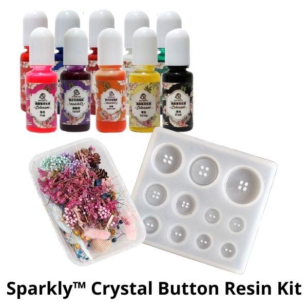 Sparkly Crystal Button Resin Kit - Image 6