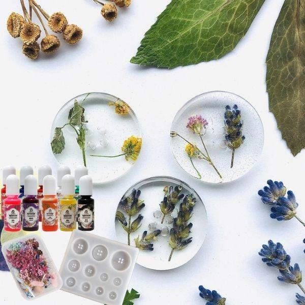 Sparkly Crystal Button Resin Kit - Image 5