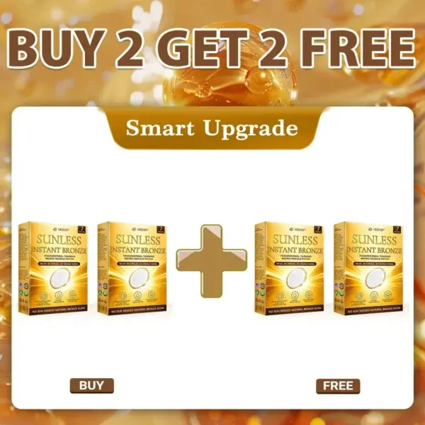 Hiskin Sunless Tanning Microneedle Patch | DHA-Free Bronze Glow - Image 22