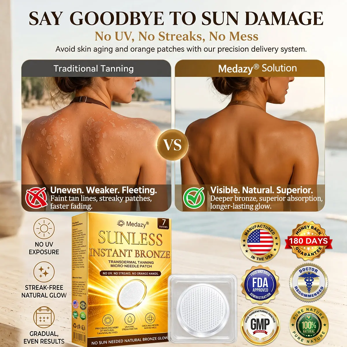 Sunless Tanning Microneedle Patch - | DHA-Free - Image 11