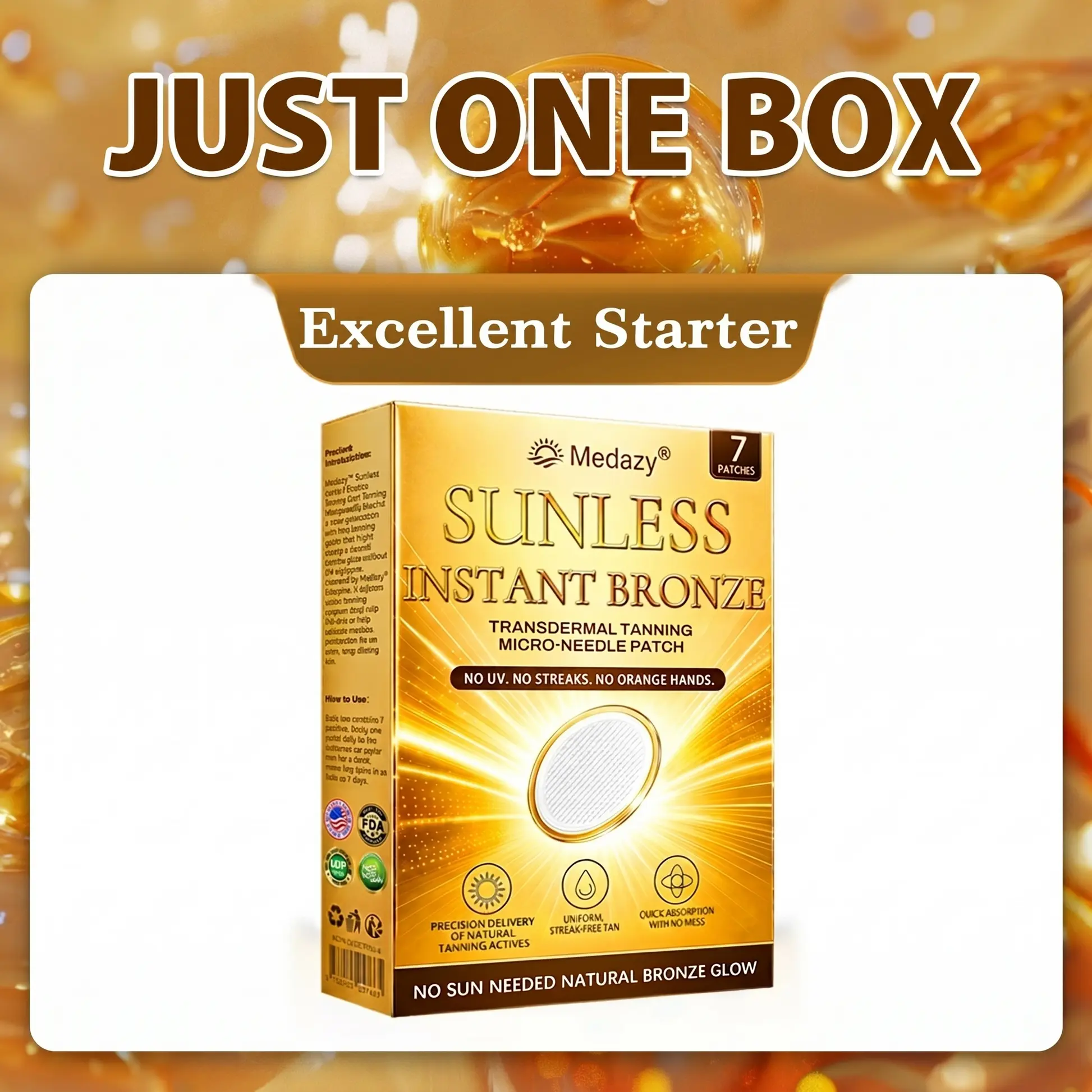 Sunless Tanning Microneedle Patch - | DHA-Free - Image 16