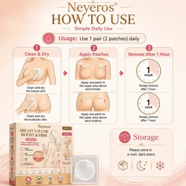 Breast Enhancement Nano Microneedle Patch - Image 5