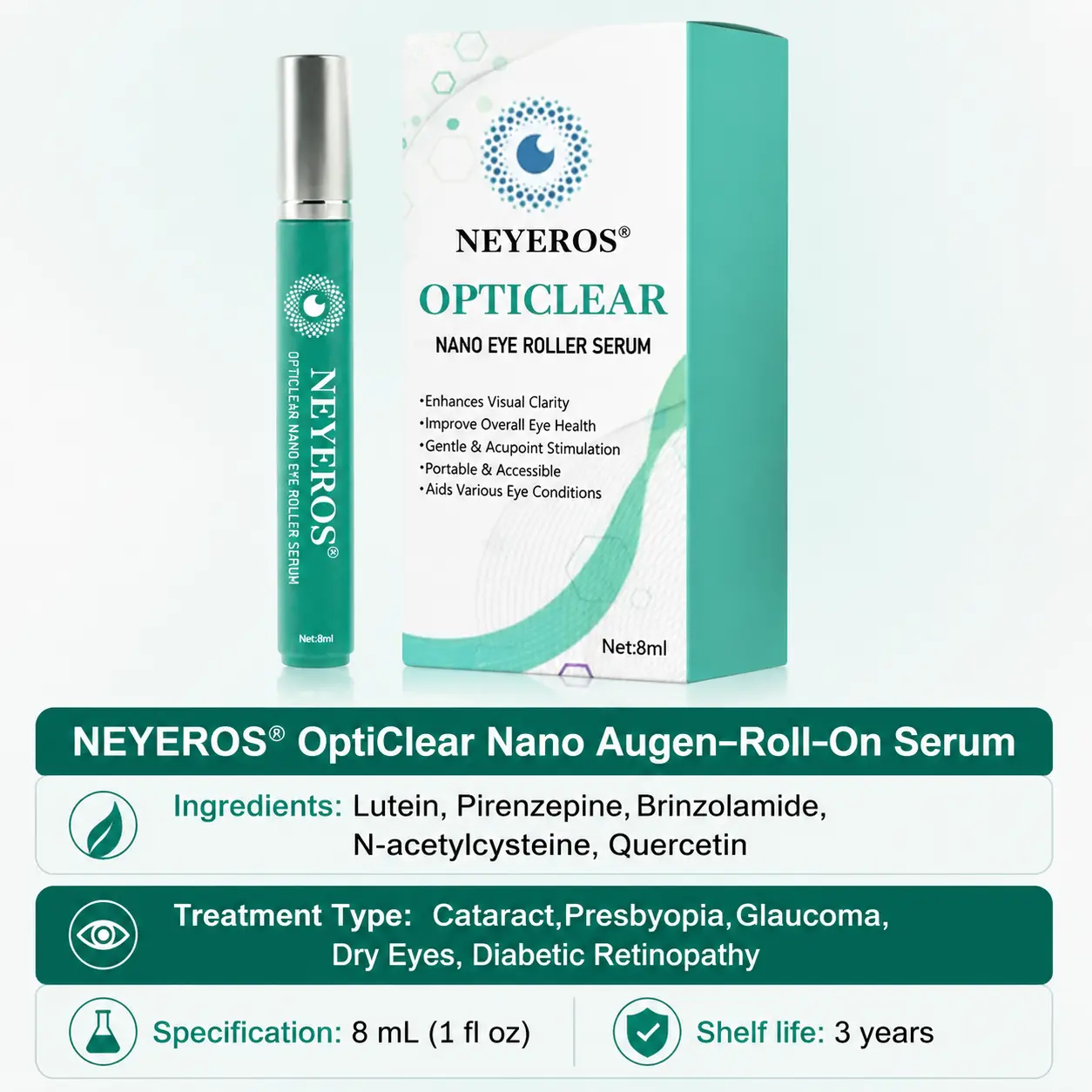 OptiClear Nano Eye Roller Serum - Image 8