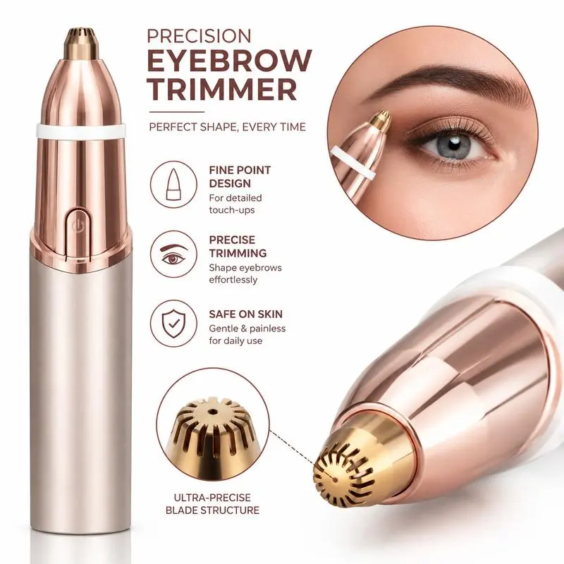 2-in-1 Facial & Eyebrow Hair Trimmer - Image 2