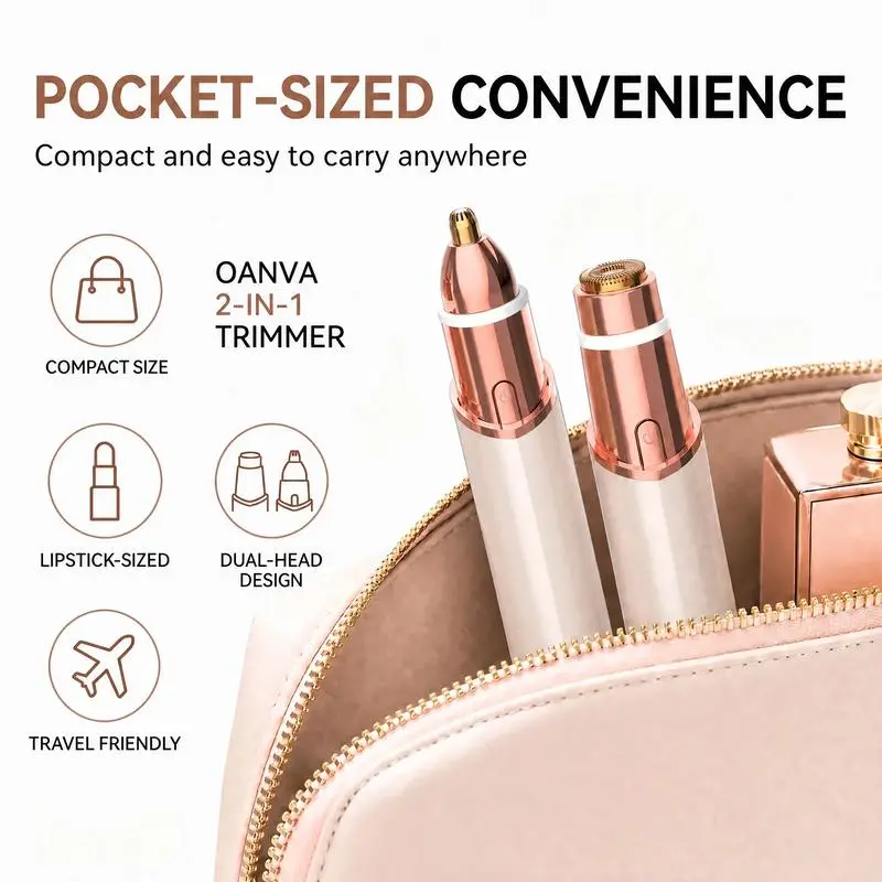 2-in-1 Facial & Eyebrow Hair Trimmer - Image 6