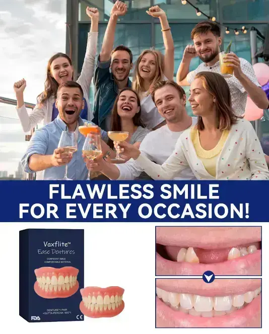 Vaxflite Full Denture Set (Top & Bottom) – Custom Fit Oral Prosthetic - Image 8