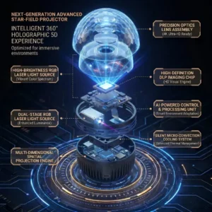 360° Smart Holographic Starry Sky Projector - Image 5