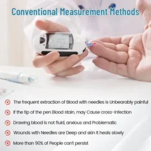 Winter Sale GlucoSense Non-Invasive Laser Blood Glucose Meter - Image 4